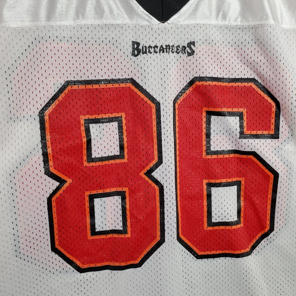VINTAGE Tampa Bay‎ Buccaneers Men Jersey 2XL White adidas Logo Karl Williams 86